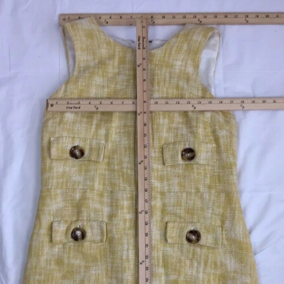 MICHAEL KORS Women’s Medium Yellow Knitted Dress - Picture 8 of 8